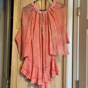 Surf Gypsy (bought from TJMaxx) tie at the top pink flowy sundress